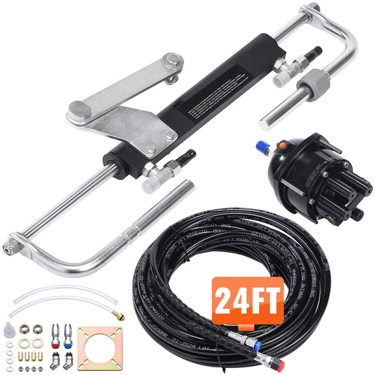 Hydraulic Outboard Steering Kit & Helm Pump